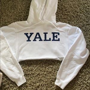 Yale cropped sweatshirt
